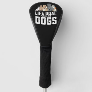 Levensdoel Aai Alle Honden Grappig Golfheadcover