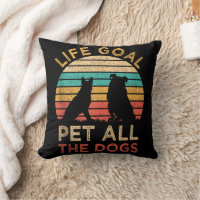 Levensdoel Aai Alle Honden Grappige Vintage Hond L
