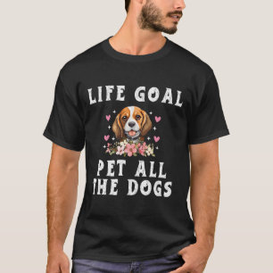 Levensdoel Aai Alle Honden Shirt Voor Vrouwen -Shi
