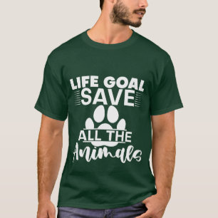 Levensdoel Sla Alle Huisdieren meisje T-shirt