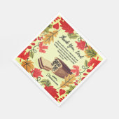 LEVENSDOORBREAD Happy Thanksgiving Paper Napkin Servet (Hoek)