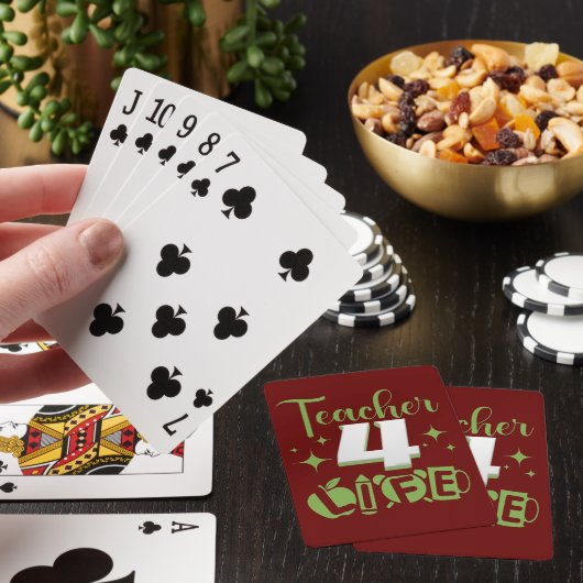 LEVENSDUUR 4 LEVENSDUUR #lerarenleven Pokerkaarten (Insitu)