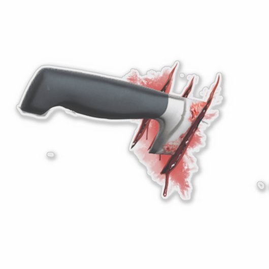 Levensduur, afbeelding, bloedSticker Sticker (Voorkant)