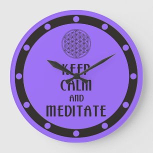 Levensduur - BEWAREN VAN CALM EN MEDITATE Grote Klok