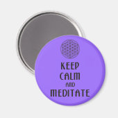 Levensduur - BEWAREN VAN CALM EN MEDITATE Magneet (Voorkant / Achterkant)