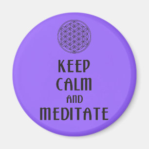Levensduur - BEWAREN VAN CALM EN MEDITATE Magneet