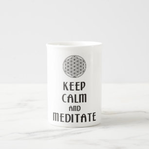 Levensduur - BEWAREN VAN CALM EN MEDITATE Porselein Kop