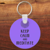 Levensduur - BEWAREN VAN CALM EN MEDITATE Sleutelhanger (Voorkant)