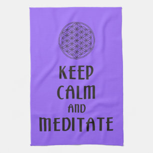 Levensduur - BEWAREN VAN CALM EN MEDITATE Theedoek