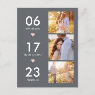 LEVENSDUUR EDITABLE KLOR Save the Date Briefkaart