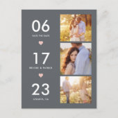 LEVENSDUUR EDITABLE KLOR Save the Date Briefkaart (Voorkant)