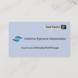 Levensduur Eyecare Associates Visitekaartje