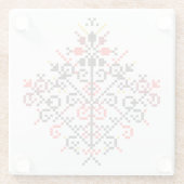 LEVENSDUUR GLAZEN ONDERZETTER (Achterkant)