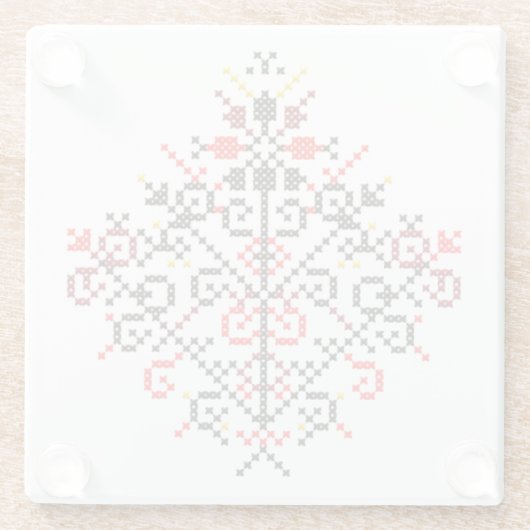 LEVENSDUUR GLAZEN ONDERZETTER (Achterkant)