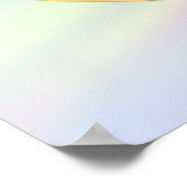 LEVENSDUUR | goud, gekleurd licht Poster (Hoek)