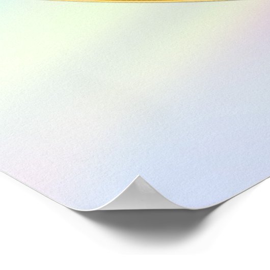 LEVENSDUUR | goud, gekleurd licht Poster (Hoek)