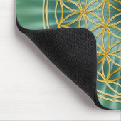 LEVENSDUUR | goud, groot, groen Muismat (Hoek)