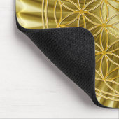 LEVENSDUUR | goud, groot, licht Muismat (Hoek)