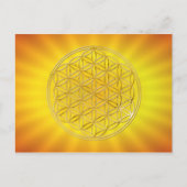 LEVENSDUUR | goud, klein Briefkaart (Voorkant)