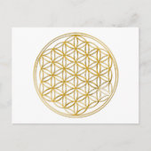 LEVENSDUUR | goud, klein Briefkaart (Voorkant)