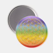 LEVENSDUUR | goud, klein Magneet (Voorkant / Achterkant)