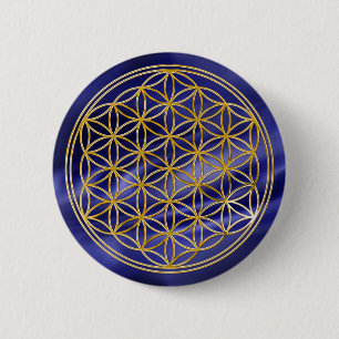 LEVENSDUUR   goud, klein Ronde Button 5,7 Cm
