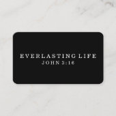 LEVENSDUUR | Grootte Visitekaartje | Zwart (Voorkant)