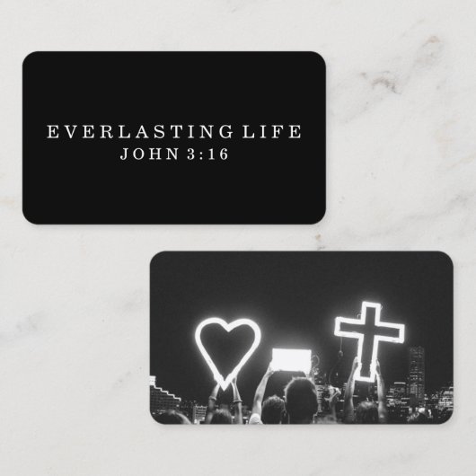 LEVENSDUUR | Grootte Visitekaartje | Zwart (Voorkant / Achterkant)