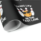 Levensduur in de snelle landoppervlakte, donkere l cadeaupapier (Rol Hoek)