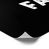 Levensduur in de snelle landoppervlakte, donkere l poster (Hoek)