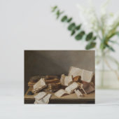 Levensduur met boeken en een Violin - Fine Art Briefkaart (Staand voorkant)