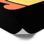 Levensduur met Cake Funny Cake Pun Dark BG Poster (Hoek)