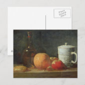 Levensduur met fruit- en wijnflesjes briefkaart (Voorkant / Achterkant)