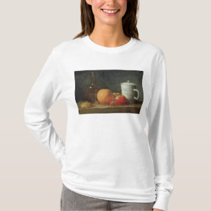 Levensduur met fruit- en wijnflesjes t-shirt