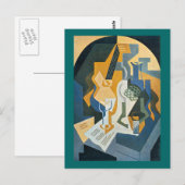 Levensduur met fruitdissel en mandolin briefkaart (Voorkant / Achterkant)