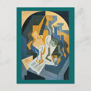 Levensduur met fruitdissel en mandolin briefkaart