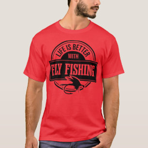 Levensduur met Natuur van forel voor de visserij o T-shirt