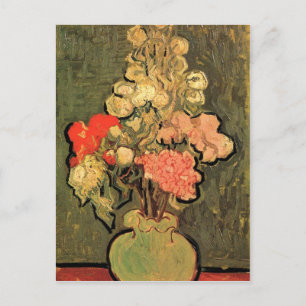 Levensduur met Roos-Mallows van Van Gogh Briefkaart