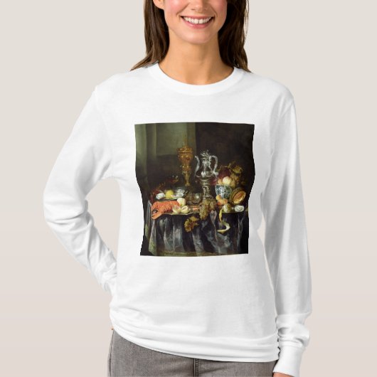 Levensduur met vruchten en schelpdieren t-shirt (Voorkant)