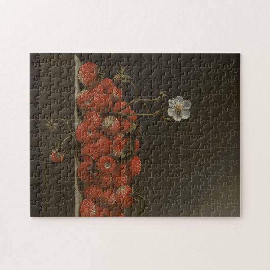 Levensduur met wilde aardbeien - Kunstkunst Legpuzzel (Horizontaal)