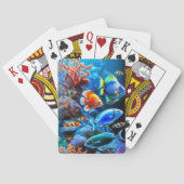 Levensduur onderwater Zee Pokerkaarten (Achterkant)