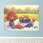 Levensduur (oorspronkelijke verf van olie) canvas afdruk (Insitu (Houten vloer))