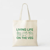 Levensduur op de Veg Tote Bag (Achterkant)