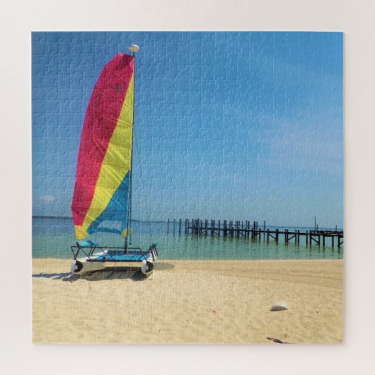 Levensduur op het strand - 20x20 - 676 stuks legpuzzel (Verticaal)