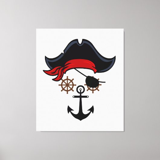 LEVENSDUUR PIRAAT CANVAS AFDRUK (Voorkant)