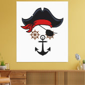 LEVENSDUUR PIRAAT CANVAS AFDRUK (Insitu (Woonkamer))