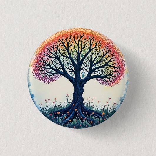 LEVENSDUUR RONDE BUTTON 3,2 CM (Voorkant)
