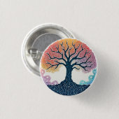 LEVENSDUUR RONDE BUTTON 3,2 CM (Voorkant /achterkant)