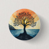 LEVENSDUUR RONDE BUTTON 3,2 CM (Voorkant)