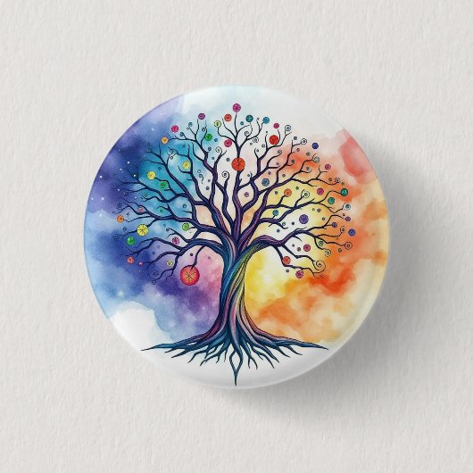LEVENSDUUR RONDE BUTTON 3,2 CM (Voorkant)